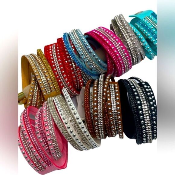 Soft leather bands in 10 gorgeous colors. Bracelet, Wristband, Leather Wrap. New - Picture 4 of 7